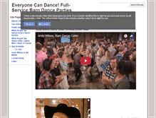 Tablet Screenshot of andywilsondancecaller.com